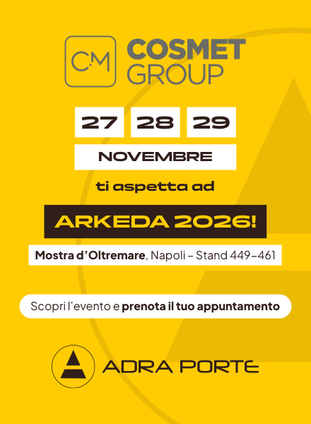 ADRA Porte e Cosmet Group ad ARKEDA 2026